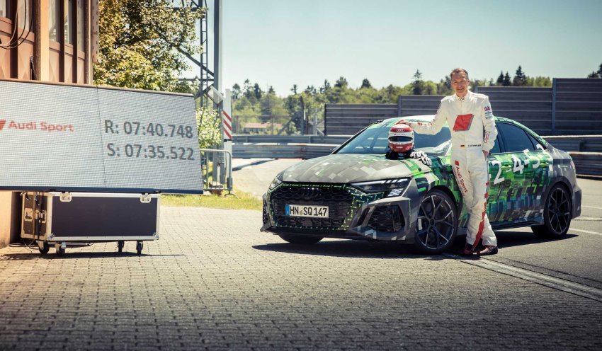 آئودی RS3 رکورد نوربرگ رینگ