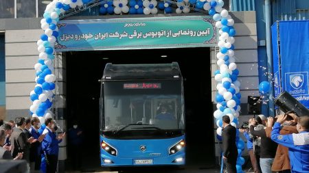اتوبوس برقی آتروس e ایران خودرو دیزل