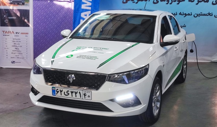 ماشین تارا برقی الکتریکی ایران خودرو جتکو