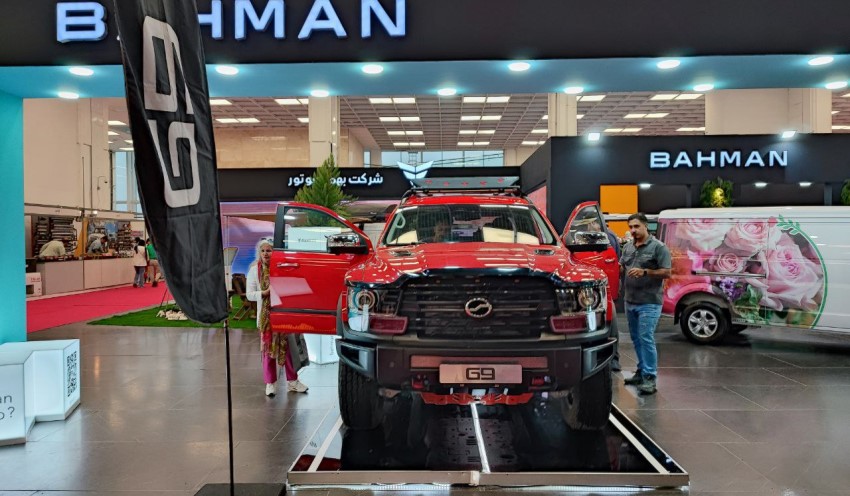 ون اینرودز کمپر پیکاپ G9 کاپرا 2 فیس لیفت حضور بهمن موتور در نمایشگاه خودروهای آفرودی 1402 ایران مال