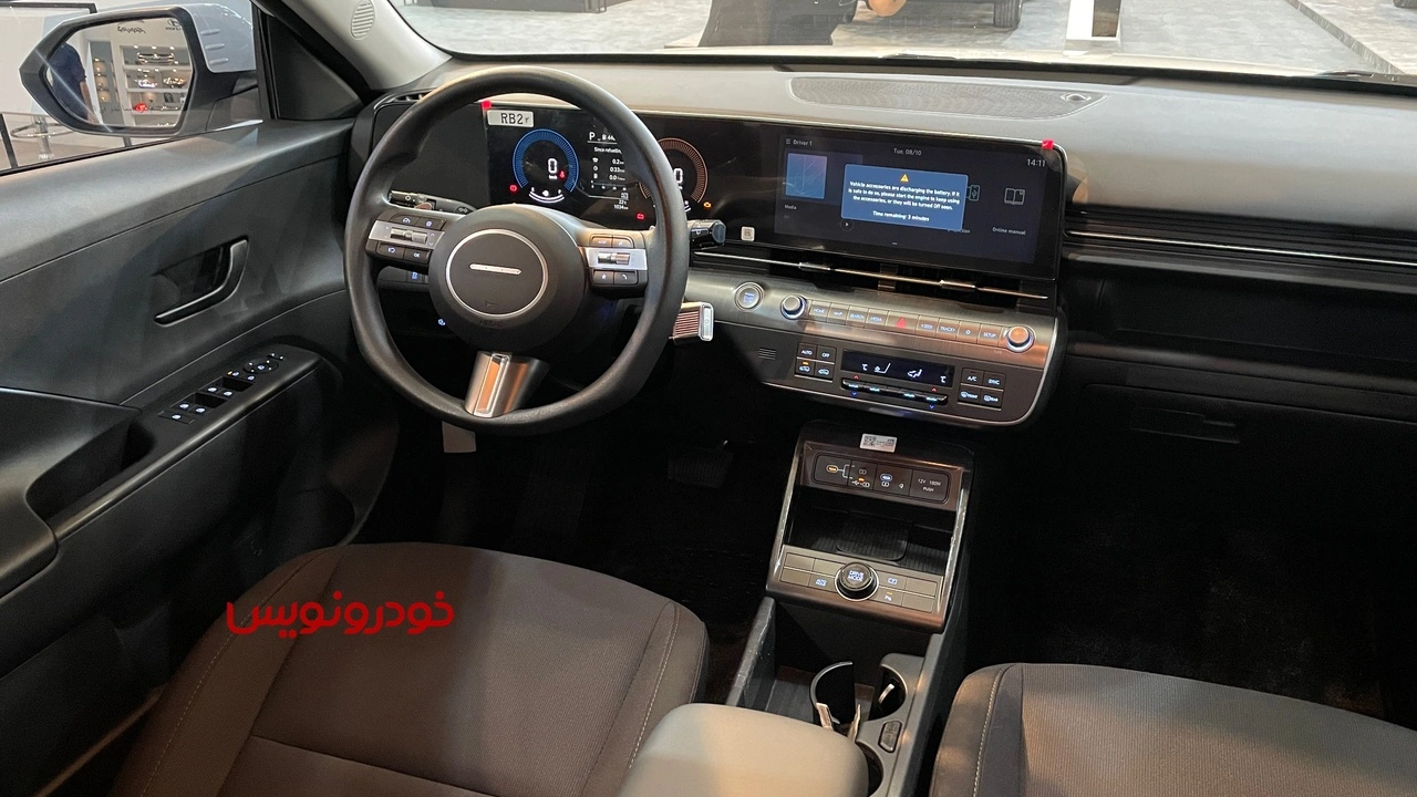 داخل هیوندای کونا 2024 کرمان موتور